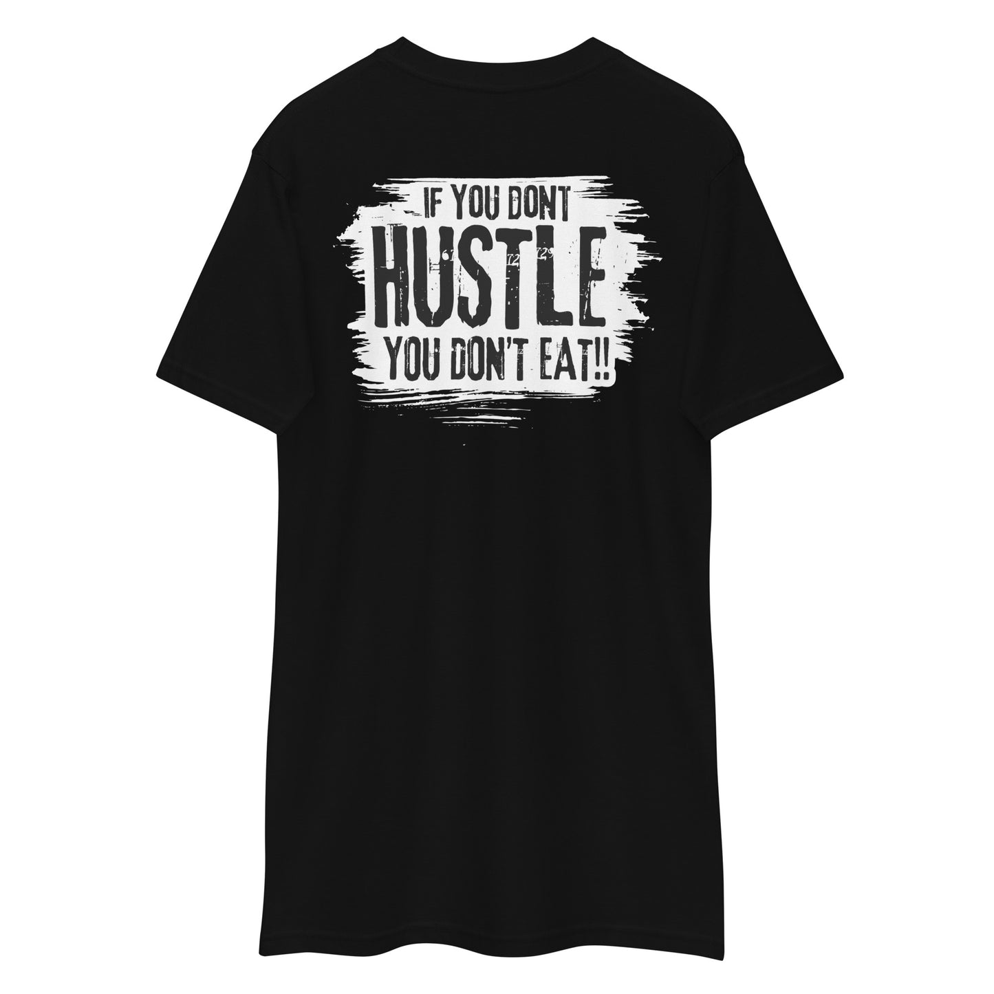 Hustle Cult Bear Logo / If You Don't Hustle You Don't Eat Men’s premium heavyweight tee