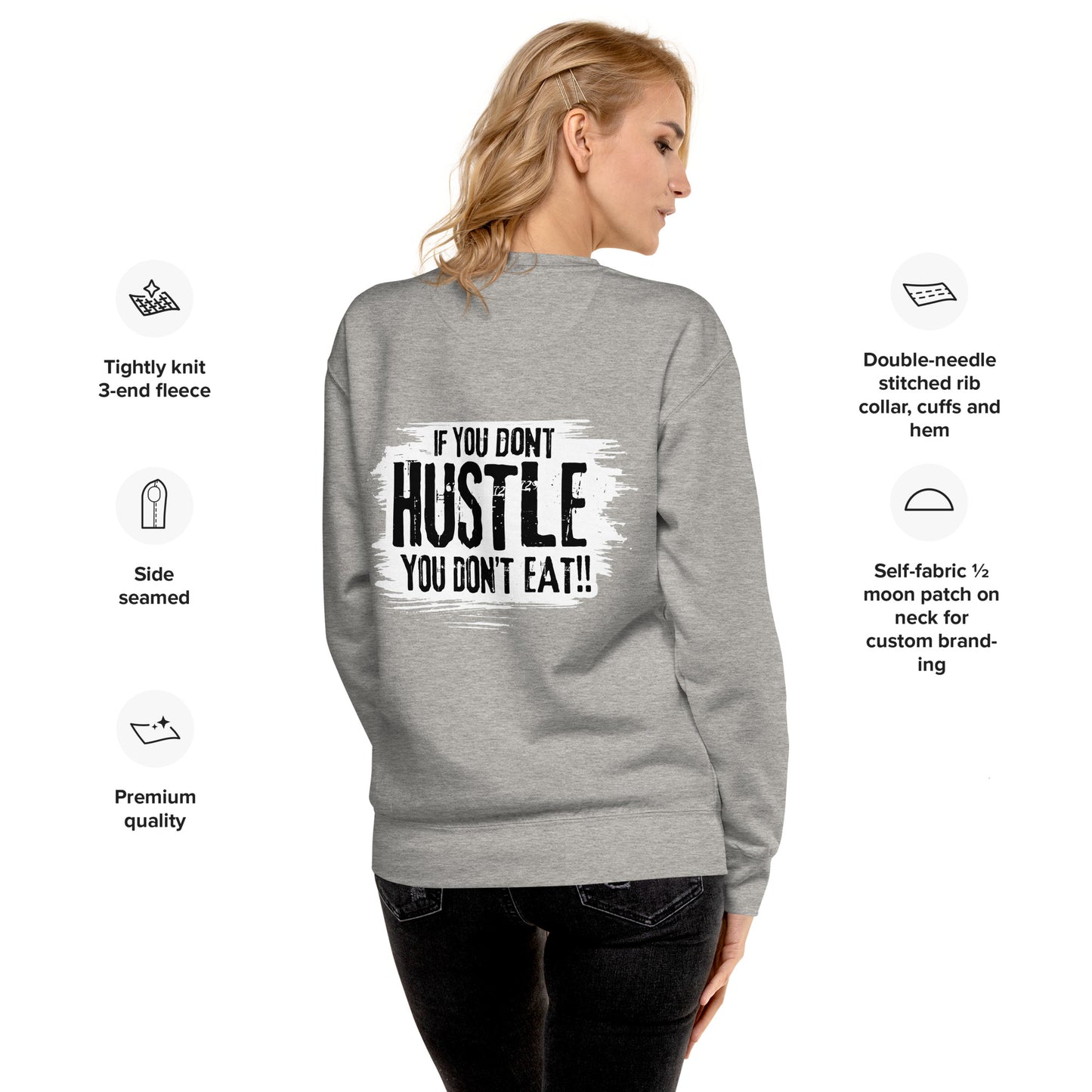 Hustle Cult Unisex Premium Sweatshirt