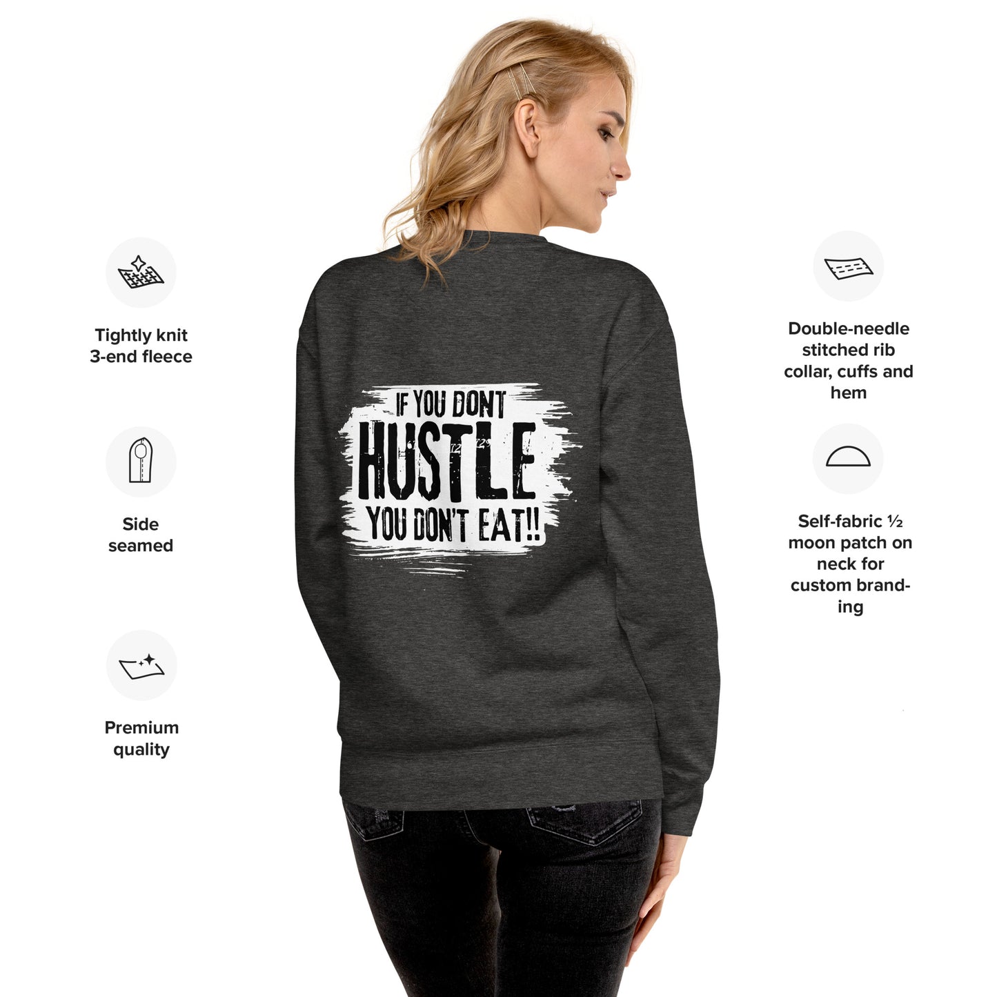 Hustle Cult Unisex Premium Sweatshirt