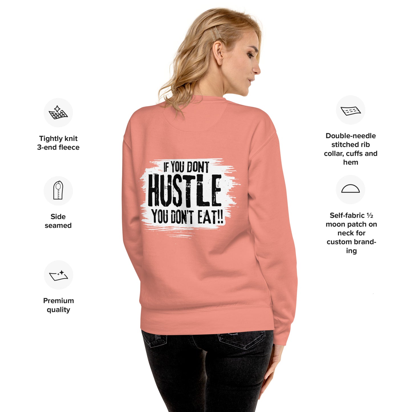 Hustle Cult Unisex Premium Sweatshirt