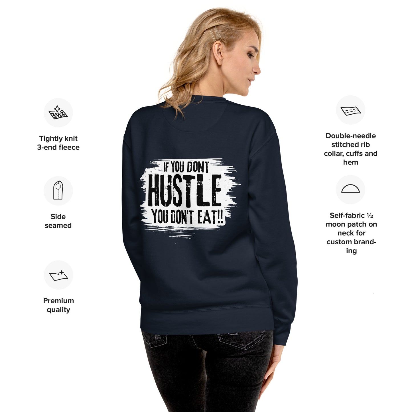 Hustle Cult Unisex Premium Sweatshirt